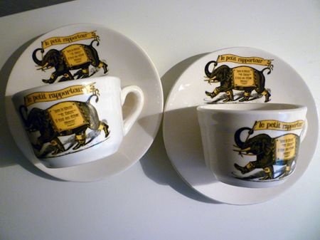 Vintage TF1 reclame ESPRESSO KOPJES 