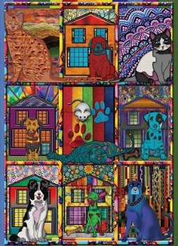 JaCaRou Puzzles - Family Portrait - 1000 Stukjes - 1