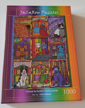 JaCaRou Puzzles - Family Portrait - 1000 Stukjes - 8