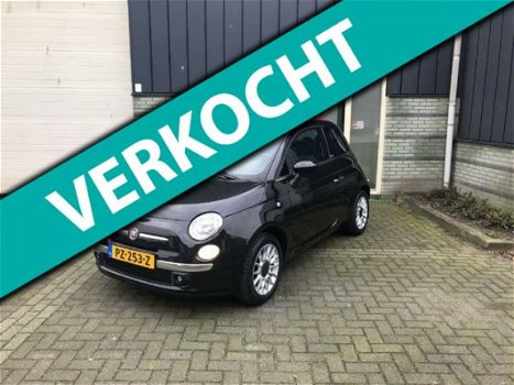 Fiat 500 C - 1.2 Lounge|SoftTop|Airco|PDC|Zeer netjes - 1