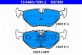 Remblokken set Achteras BMW 5 E39 34 21 1 163 395 - 4 - Thumbnail