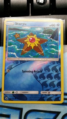 Staryu 15/111 Common (reverse) Sun & Moon Crimson Invasion