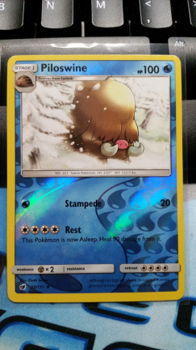 Piloswine 20/111 Uncommon (reverse) Sun & Moon Crimson Invasion - 1