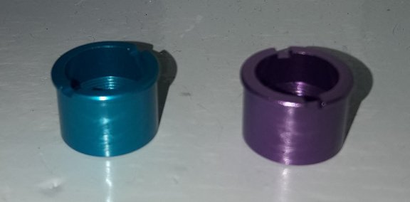 2 nieuwe metallic eGo/510 beauty ring adapters - 2