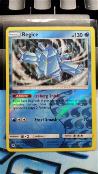 Regice 28/111 Holo (reverse) Sun & Moon Crimson Invasion - 1