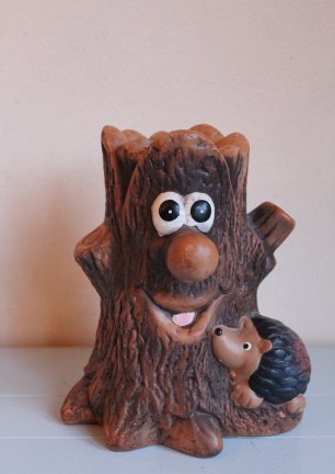 Leuk decoratie item boom en egel - nr. 1