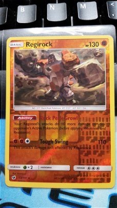 Regirock  53/111  Rare (reverse) Sun & Moon Crimson Invasion