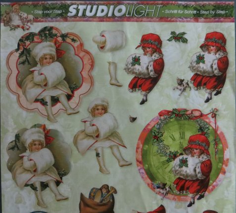 3D Knipvel (A4) --- KERST --- Studio Light STAPSL1070 --- NOSTALGISCHE AFBEELDINGEN - Afbeelding 2
