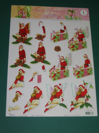 3D Knipvel (A4) --- KERST --- Studio Light STAPFD01 --- FAIRY DREAMS - nr. 1