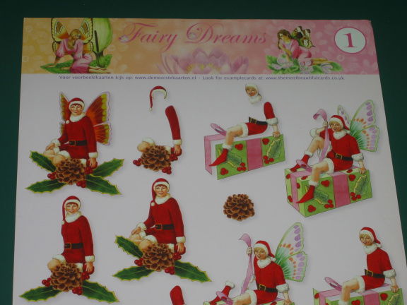 3D Knipvel (A4) --- KERST --- Studio Light STAPFD01 --- FAIRY DREAMS - Afbeelding 2