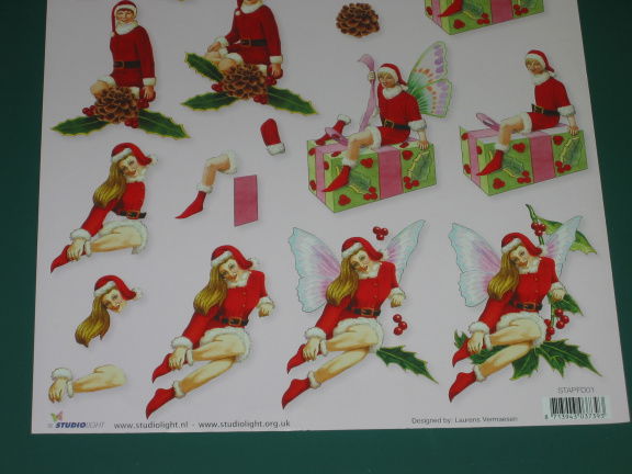 3D Knipvel (A4) --- KERST --- Studio Light STAPFD01 --- FAIRY DREAMS - Afbeelding 3