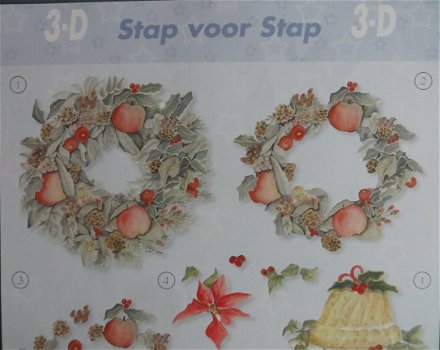 3D Knipvel (A4) --- KERST --- Stap voor Stap 14 --- DIVERSE AFBEELDINGEN - 2