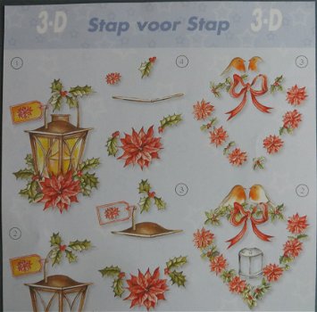 3D Knipvel (A4) --- KERST --- Stap voor Stap 10 --- DIVERSE AFBEELDINGEN - 2