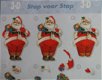 3D Knipvel (A4) --- KERST --- Stap voor Stap 8 --- KERSTMAN / KERSTMANNEN - 2 - Thumbnail