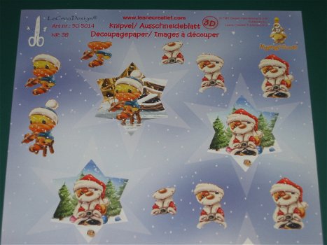 3D knipvel (A4) --- KERST --- Mylo & Friends 50.5014 --- DIVERSE AFBEELDINGEN - 2