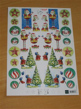 3D knipvel (A4) --- KERST --- Marianne design IT 506 --- DIVERSE AFBEELDINGEN - 1