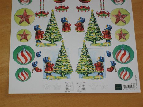 3D knipvel (A4) --- KERST --- Marianne design IT 506 --- DIVERSE AFBEELDINGEN - 3