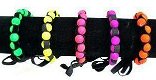 Fel gekleurde neon armband dames of meiden sieraden online kopen - 2 - Thumbnail