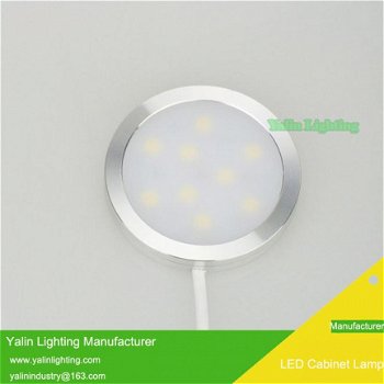ultradun ronde LED-kastverlichting, garderobeschijflamp met 4 of 6-wegsplitter - 1