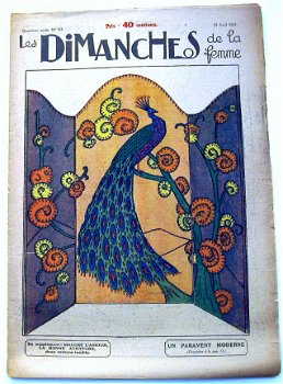 Les Dimanches de la Femme. 1922-25 Art Deco 68 stuks - 6