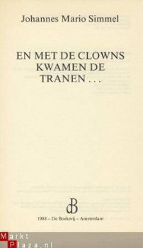 JOHANNES MARIO SIMMEL**EN MET DE CLOWNS KWAMEN DE TRANEN**88 - 4