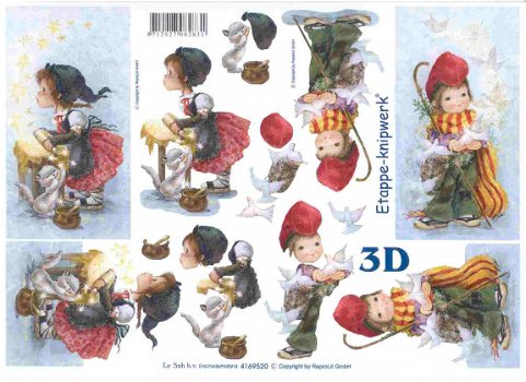 3D knipvel (A4) --- KERST --- Le Suh 4169520 --- DIVERSE AFBEELDINGEN - 1