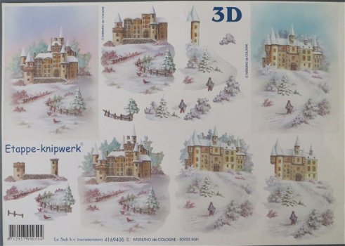 3D knipvel (A4) --- KERST --- Le Suh 4169405 --- DIVERSE AFBEELDINGEN - 1