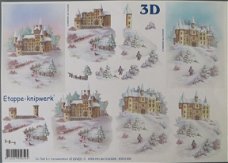 3D knipvel (A4) --- KERST --- Le Suh 4169405 --- DIVERSE AFBEELDINGEN