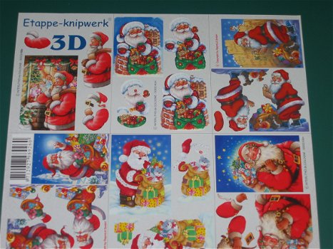 3D knipvel (A4) --- KERST --- Le Suh 4169380 --- DIVERSE MINI AFBEELDINGEN - 2