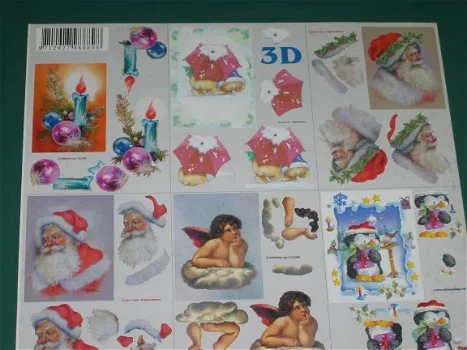 3D knipvel (A4) --- KERST --- Le Suh 4169366 --- DIVERSE MINI AFBEELDINGEN - 1