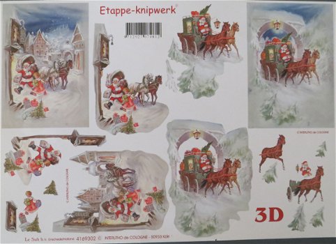 3D knipvel (A4) --- KERST --- Le Suh 4169302 --- DIVERSE AFBEELDINGEN - 1