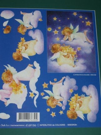 3D knipvel (A4) --- KERST --- Le Suh 4169186 --- KERSTENGEL / KERSTENGELEN - Afbeelding 3
