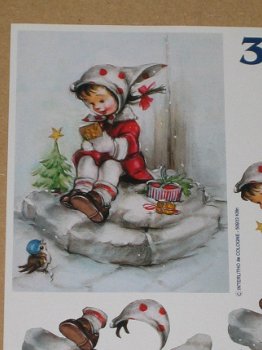 3D knipvel (A4) --- KERST --- Le Suh 4169112 --- KINDEREN - 2