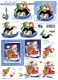 3D knipvel (A4) --- KERST --- Le Suh 777.210 --- PINGUINS en de KERSTMAN - 0 - Thumbnail