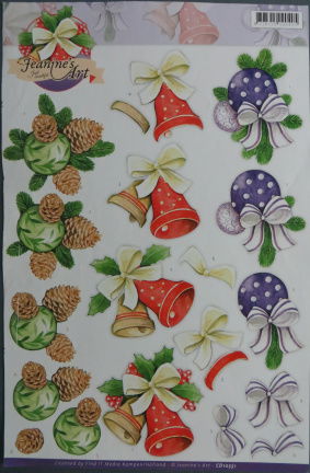 3D knipvel (A4) --- KERST --- Jeanine's Art CD10551 --- DIVERSE AFBEELDINGEN - nr. 1