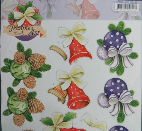 3D knipvel (A4) --- KERST --- Jeanine's Art CD10551 --- DIVERSE AFBEELDINGEN - Afbeelding 2