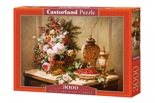 Castorland - Tulips and Other Flowers - 3000 Stukjes Nieuw - 2