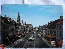 Oude kaart van Grote Markt Breda.