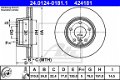 Remschijf Vooras BMW 5 E60 E61 2003-2010 - 3 - Thumbnail