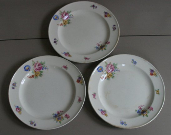 3 lieve bordjes van P. Regout (Boudewijn) - Afbeelding 2