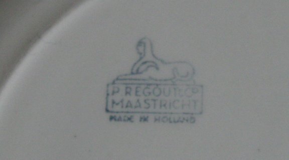 3 lieve bordjes van P. Regout (Boudewijn) - Afbeelding 4