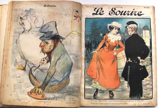 Le Sourire 1899-1901 Art Nouveau Belle Epoque - 4