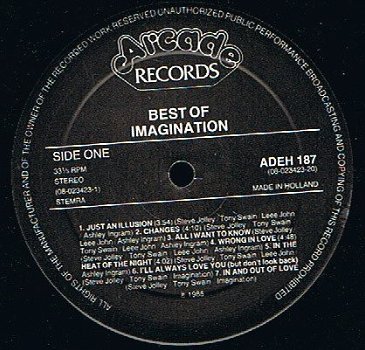 LP - Imagination - the best of - 1