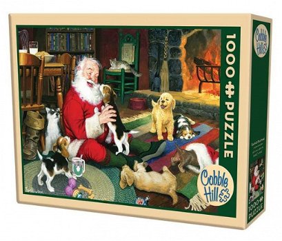 Cobble Hill - Santa's Playtime - 1000 Stukjes Nieuw - 2