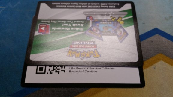 Ultra Beast gx Premium Collection Buzzwolle & Xurkitree online code - 1