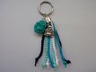 Sleutelhanger Happy Buddha (turquoise) - 2 - Thumbnail