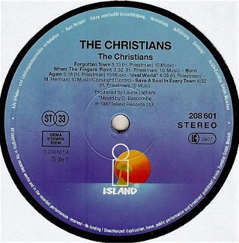 LP - THE CHRISTIANS - 1