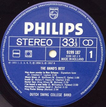 LP - Dutch Swing College Band - The Band's Best - 1