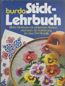 Duitstalig boek --- STICK-LEHRBUCH / Burda --- Mit MUSTER-BLÄTTER