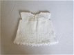 Wit gehaakt jurkje maat 74 nieuw - 2 - Thumbnail